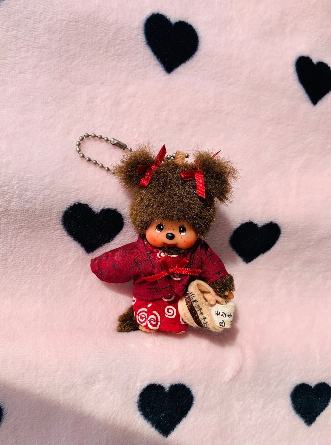 ️♨️2001 고전 온천 여아 몬치치 키체인 상품이미지2