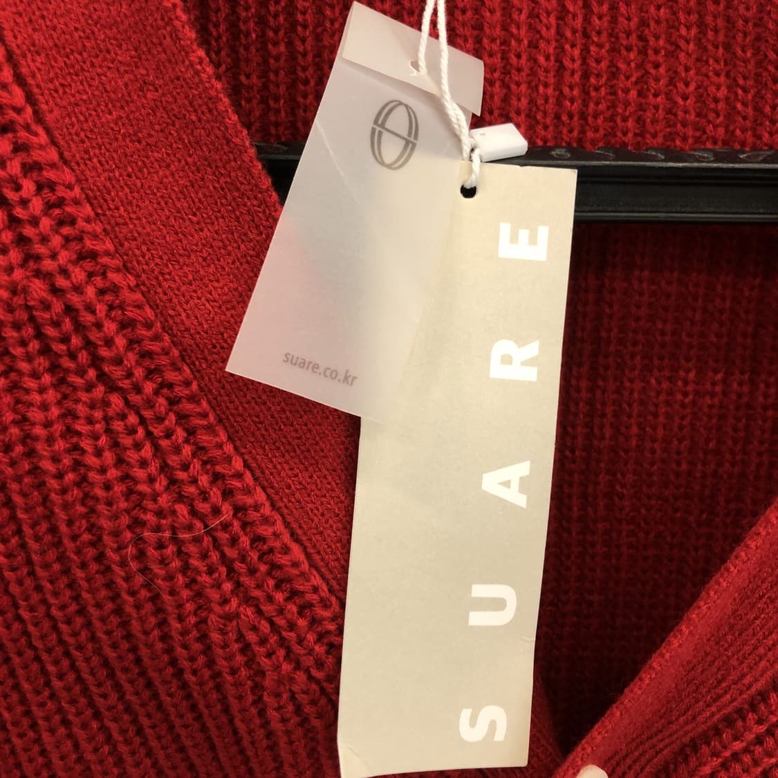 SUARE (새상품) 수아레 워셔블 하찌니트가디건 L  상품이미지4