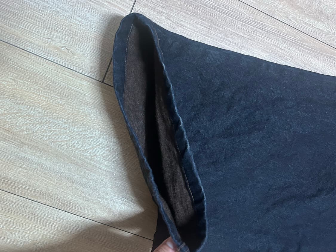 3) 아오이로 오오키 페더 데님 팬츠 상품이미지5