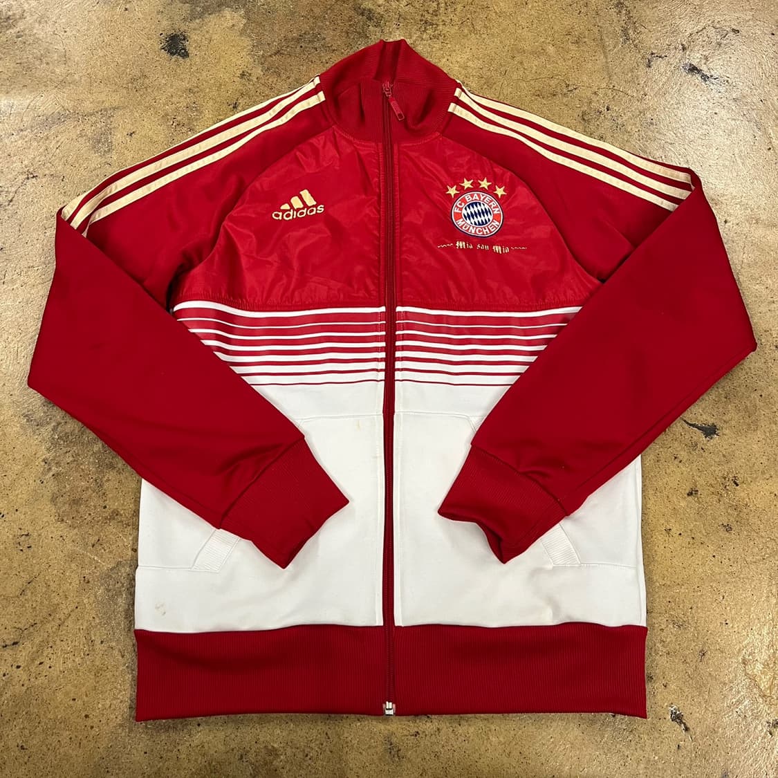 [정품/S] 아디다스 바이에른 뮌헨 트랙탑 져지 레드 b14 상품이미지2