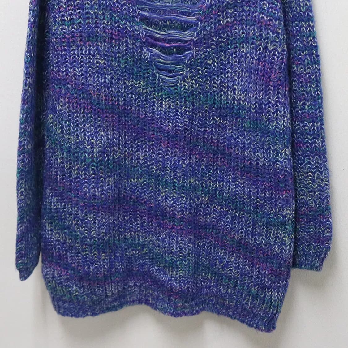 백리스 포인트 울 혼방 롱 니트 61278 상품이미지7