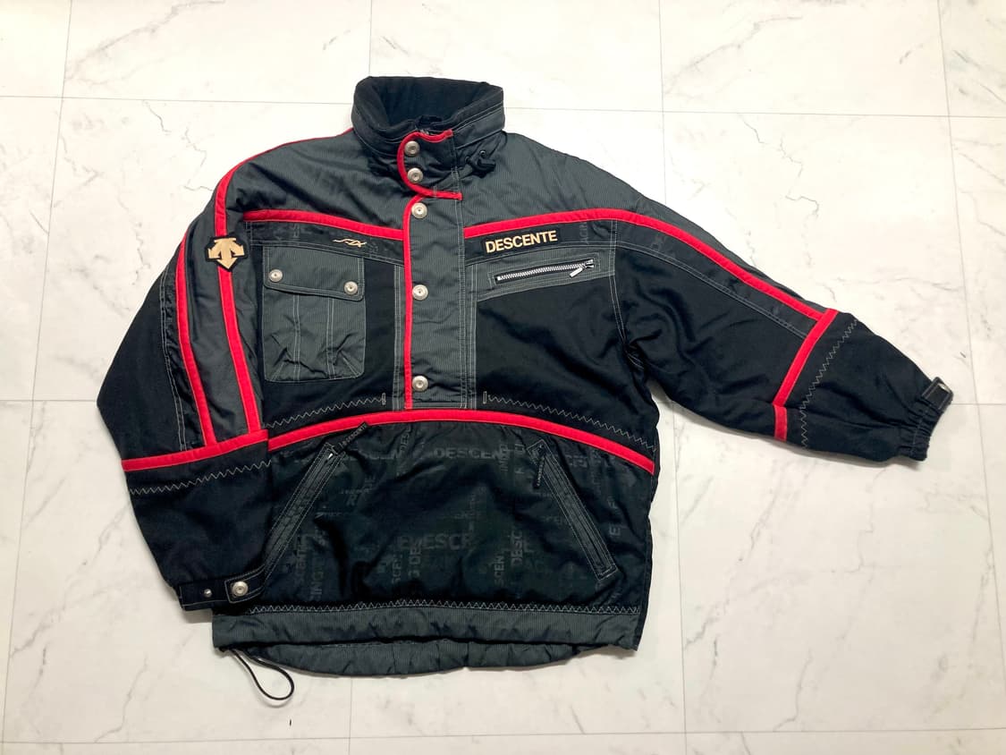 80s 데상트 오버핏 아노락 스키 파카 자켓 105-110 상품이미지1
