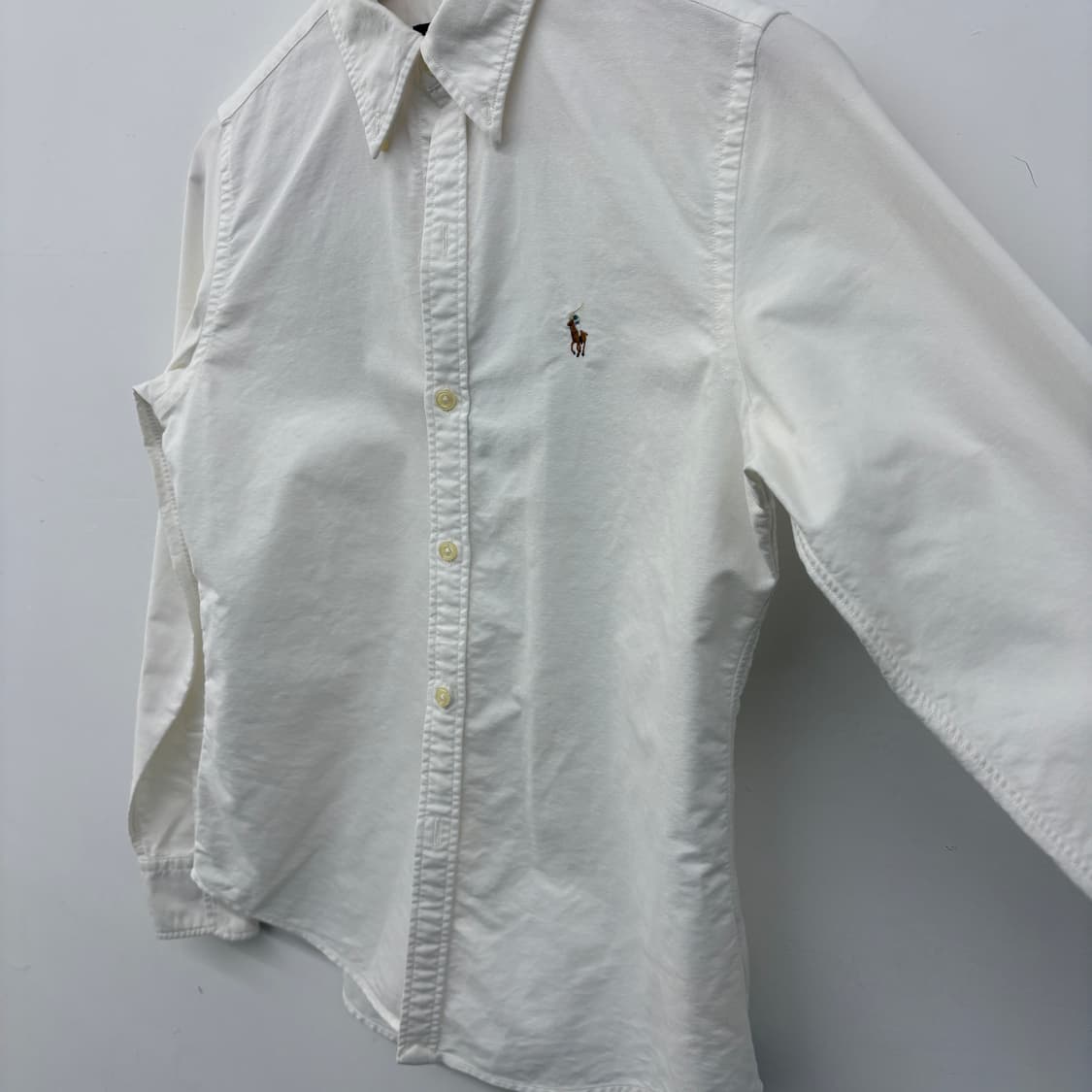 폴로 랄프로렌 화이트 셔츠 여성 S 상품이미지3