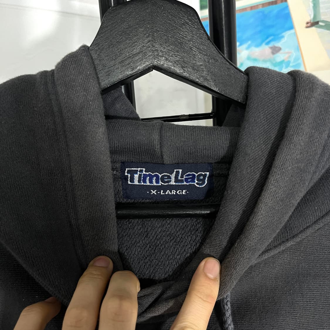 타임레그 프린팅 후드티 상품이미지8