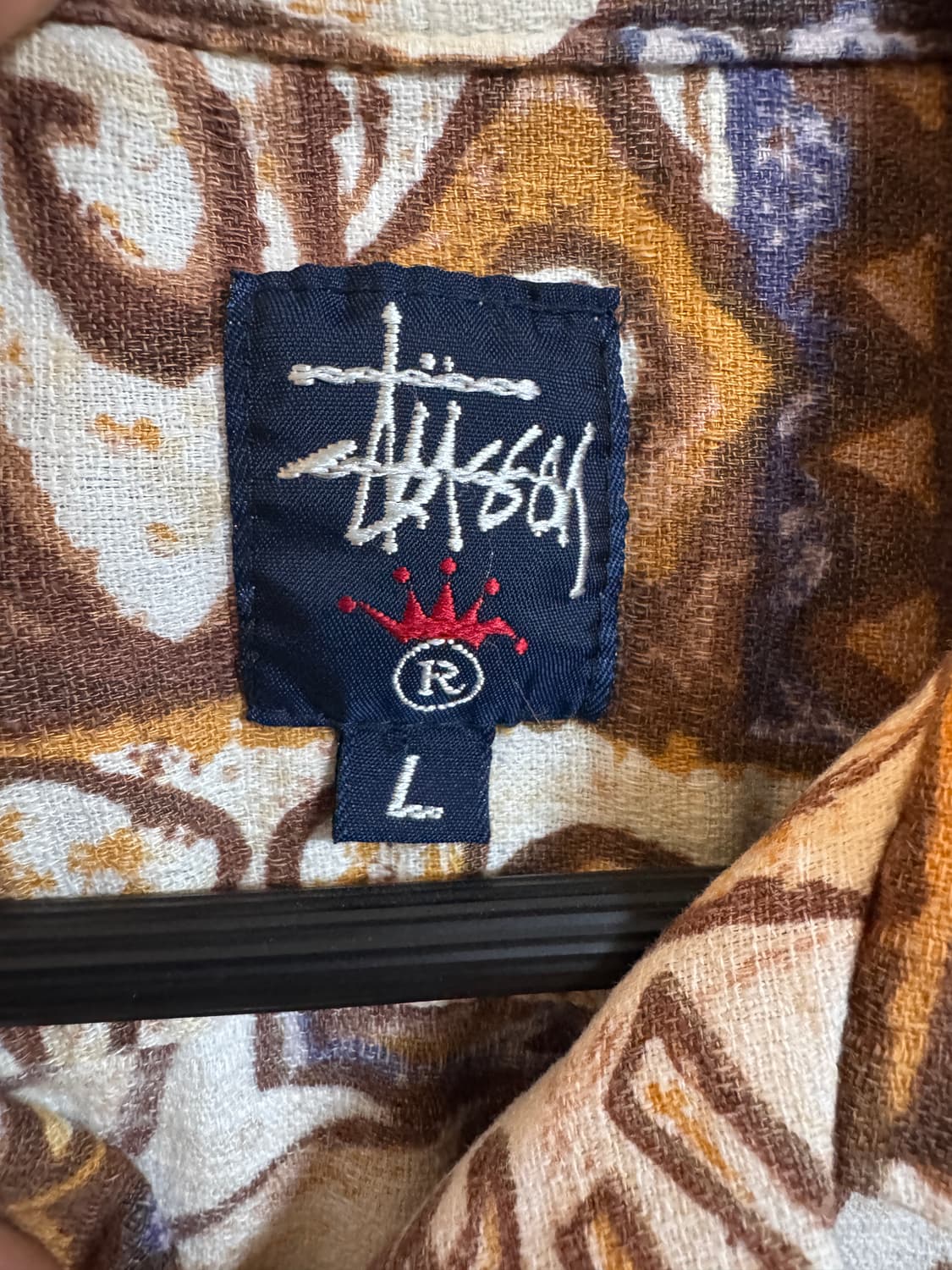80’~90’ 빈티지 호주생산 Stussy 하와이안 셔츠 - L 상품이미지3