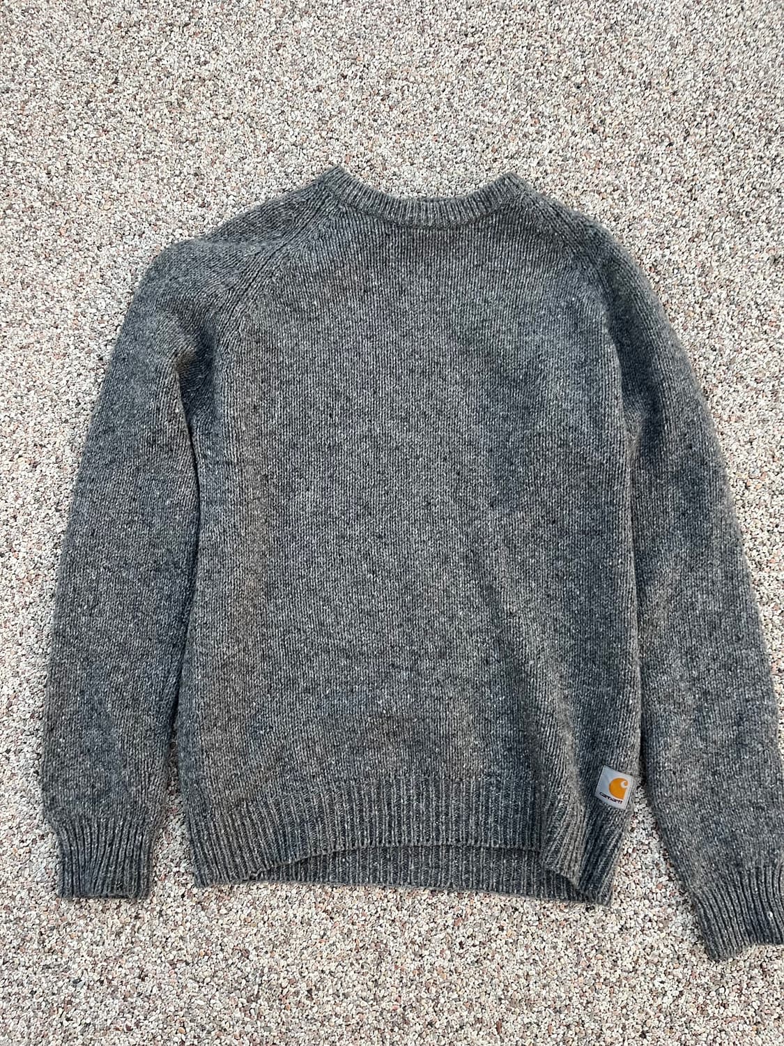 칼하트 그레이 아방핏 니트(m) 상품이미지2