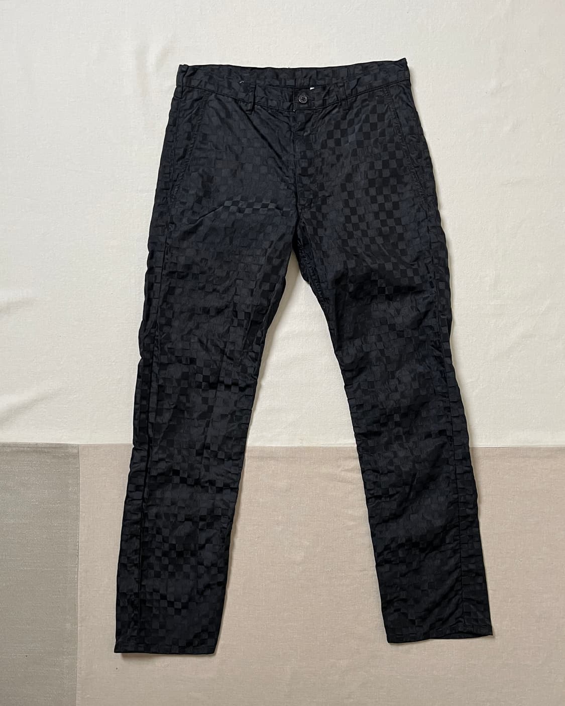 꼼데가르송 옴므플러스 체커보드 나일론 팬츠 homme plus 상품이미지3