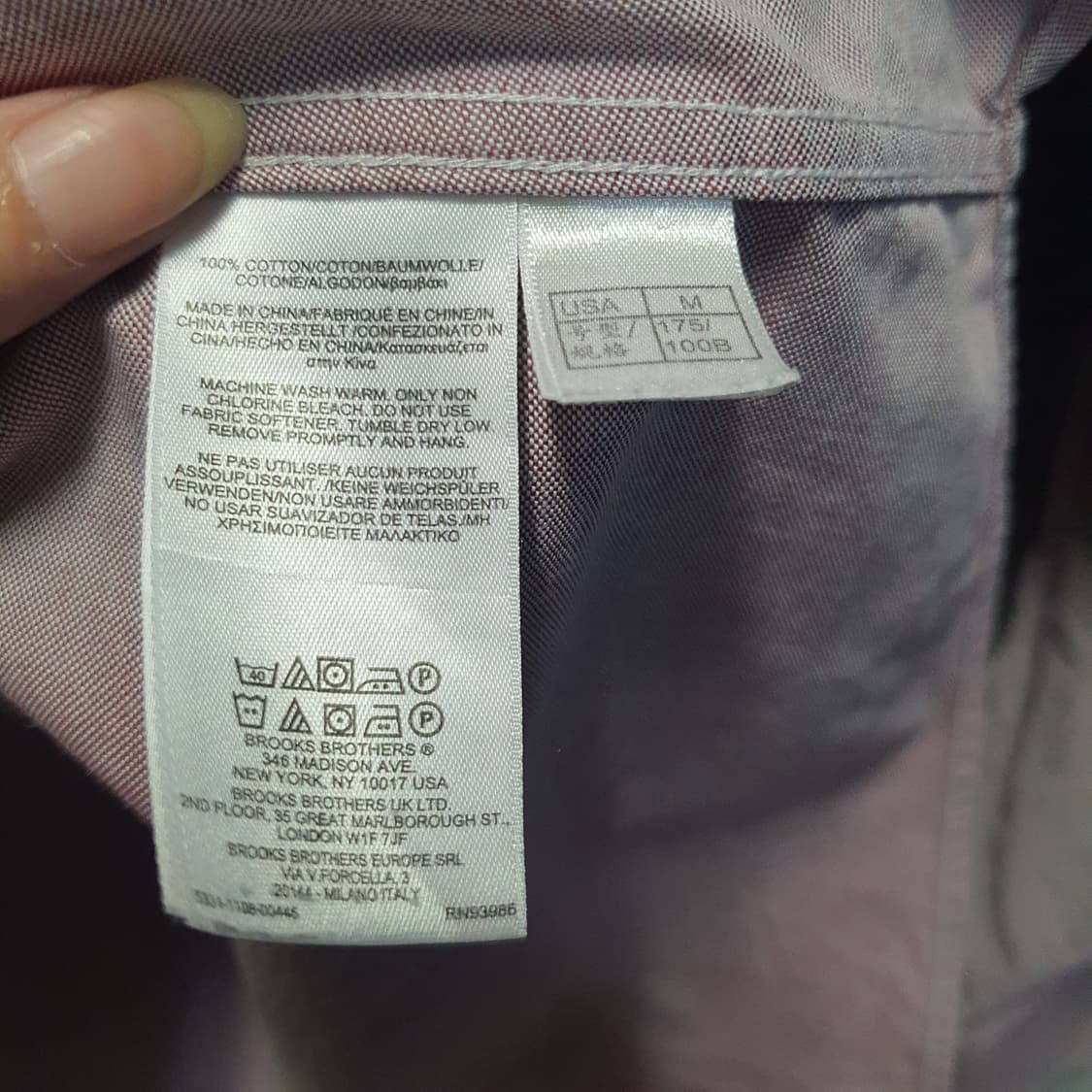 브룩스브라더스 남성 긴팔 셔츠  상품이미지5