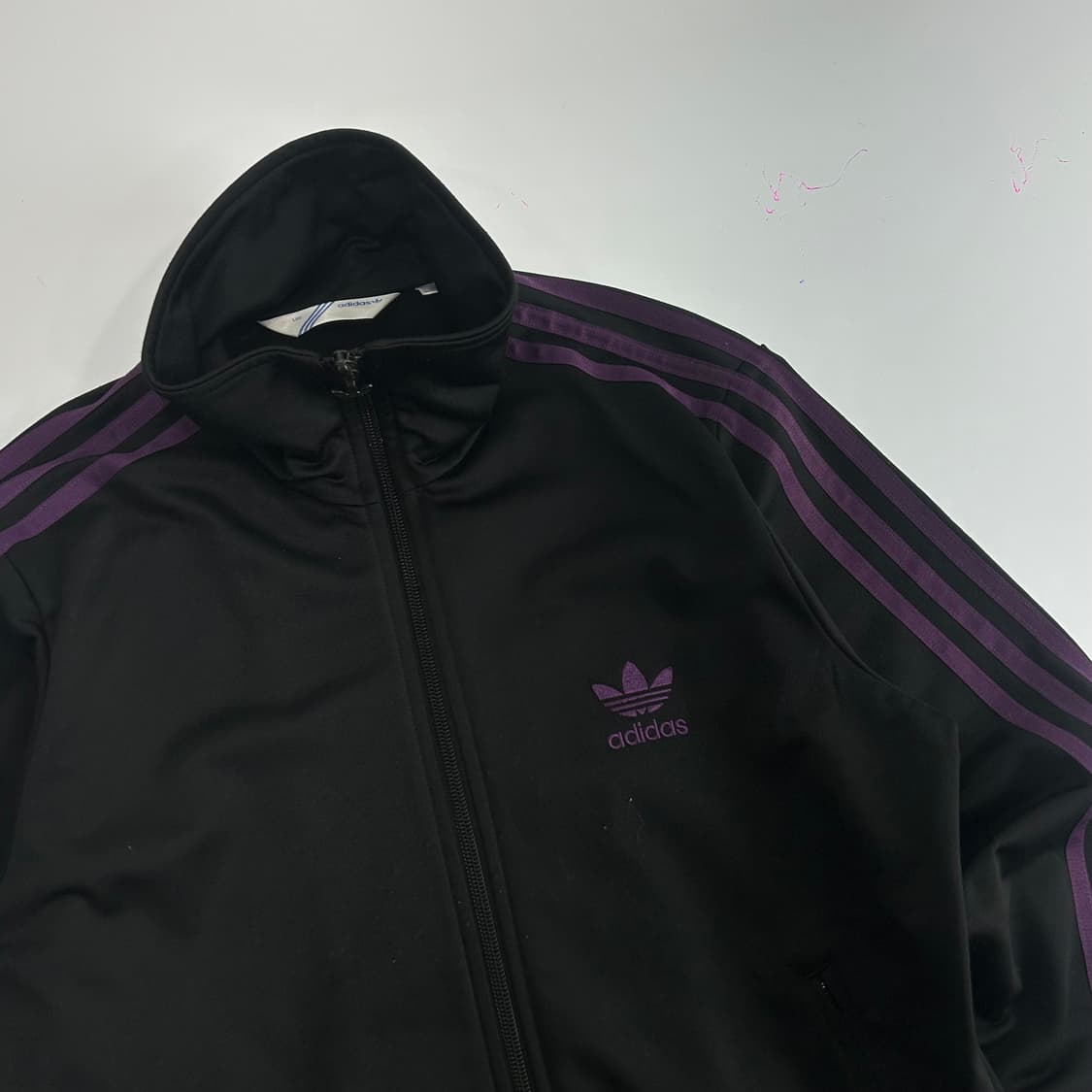 Adidas 아디다스 백 빅 파이어 로고 퍼플 블랙 유로파 져지 상품이미지4