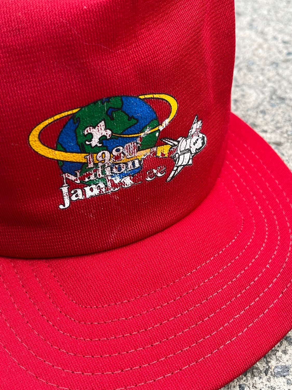 빈티지 레드 트러커햇 매쉬캡 상품이미지2