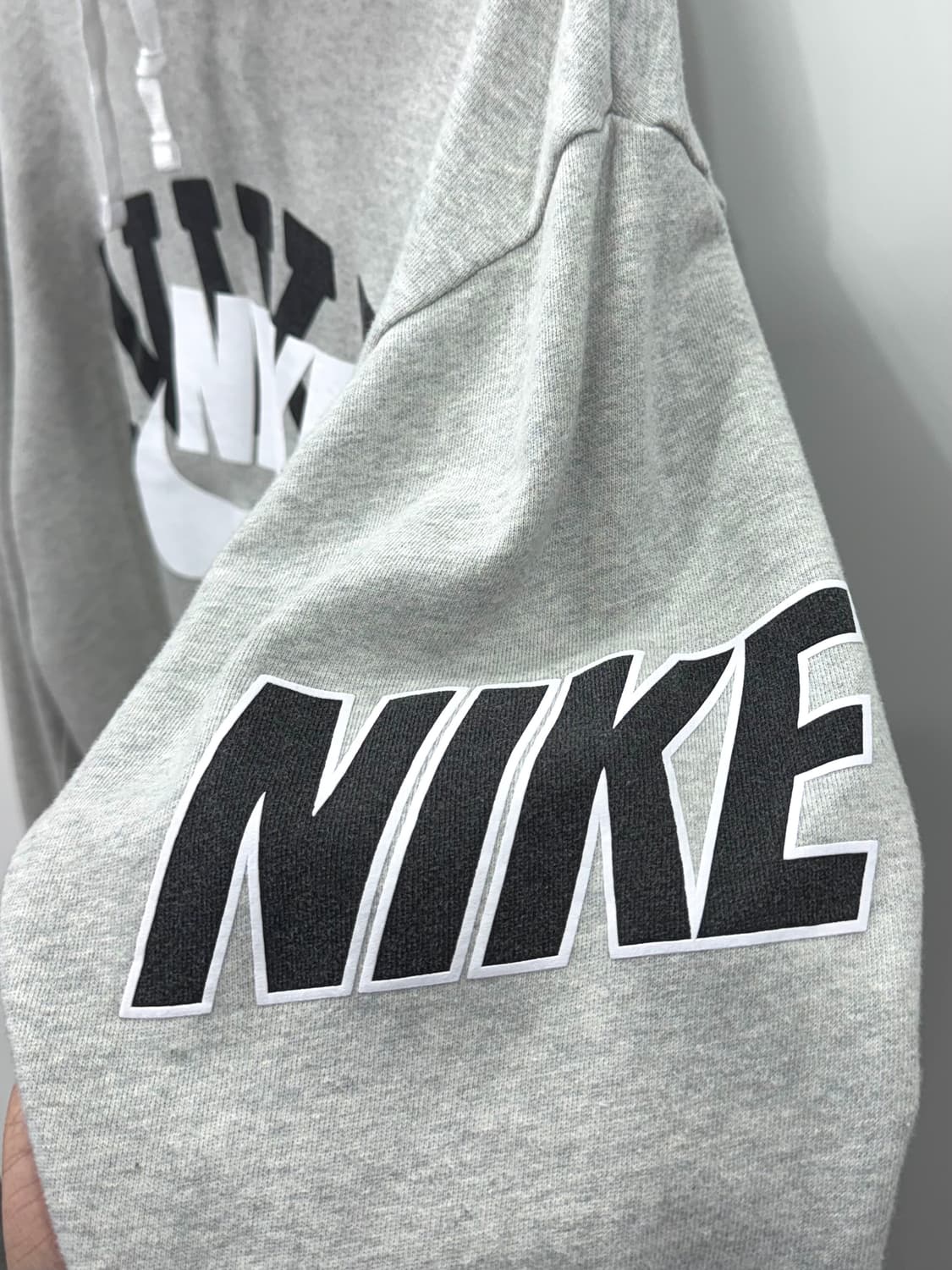 나이키 프렌치 테리 후드 그레이 XL 상품이미지5