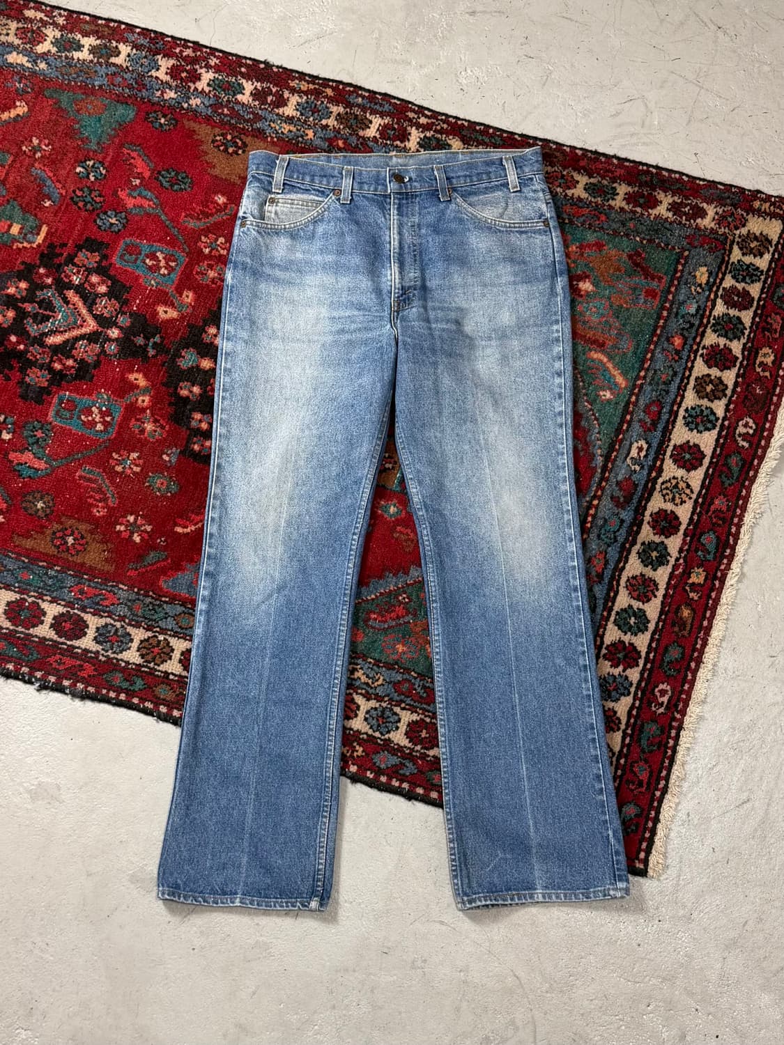 80’s USA 빈티지 리바이스 517 오렌지탭 부츠컷 리바이스 청바지 상품이미지1