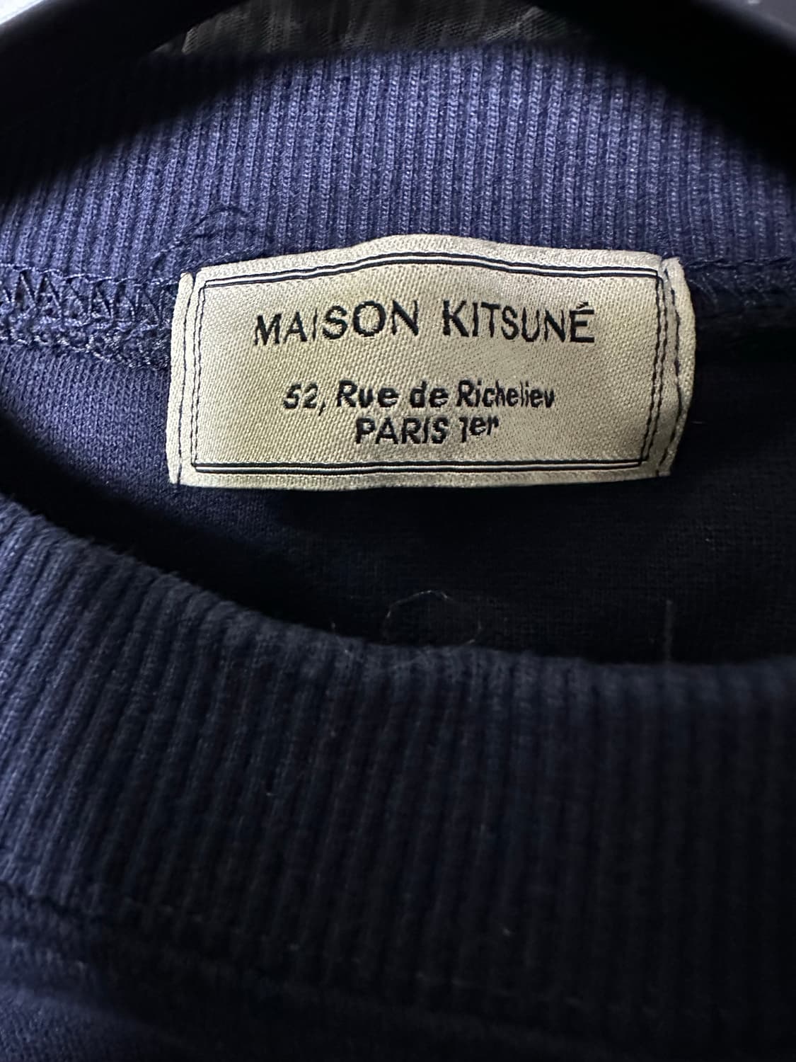 메종키츠네 더블 폭스 패치 맨투맨 상품이미지3