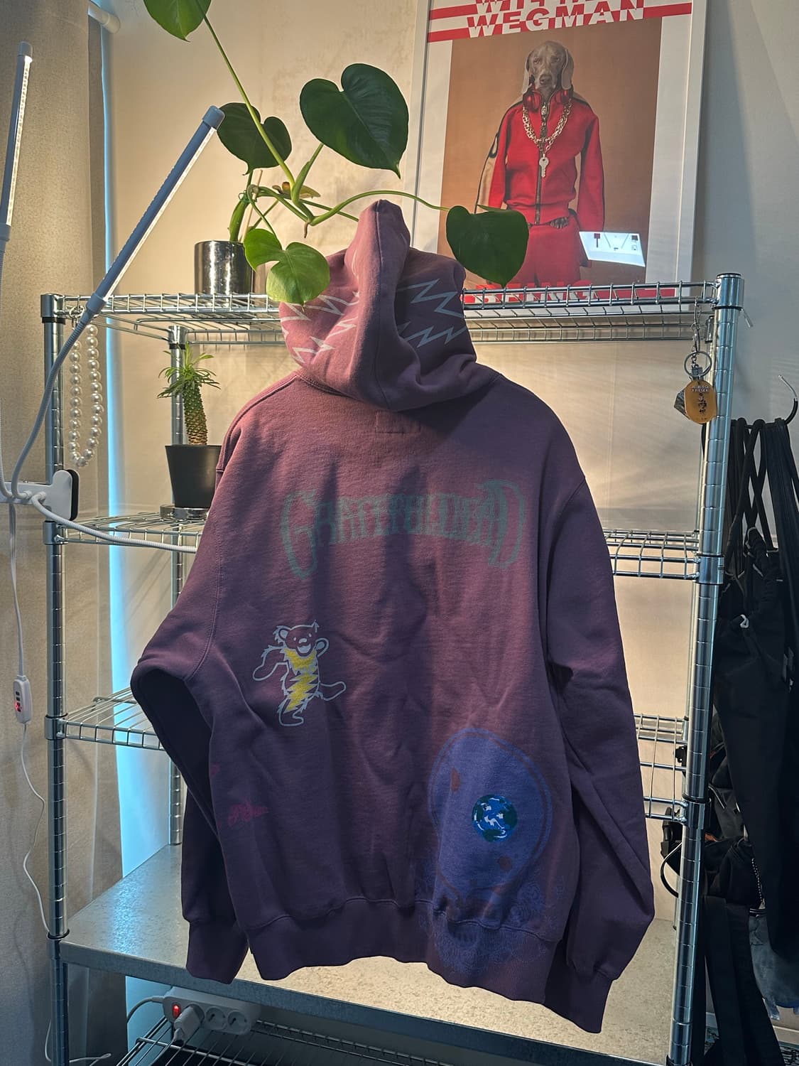 디스이즈네버댓x그레이트풀데드 후드 M 상품이미지5