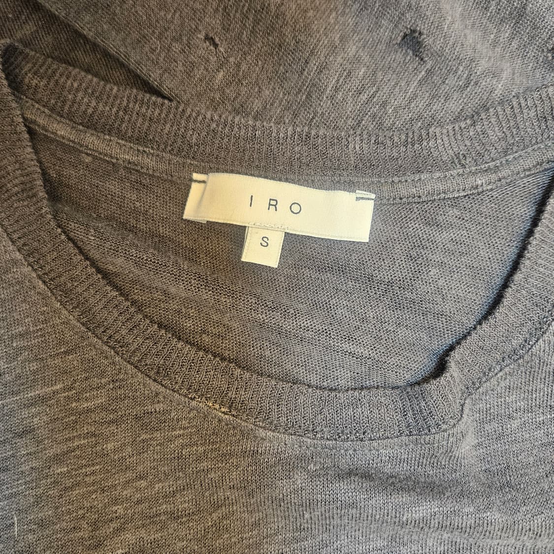 IRO 디스트레스드 린넨 니트 s 상품이미지3