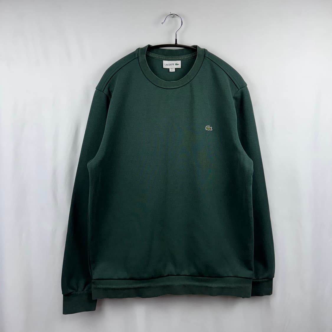 (M) 라코스테 오토만 저지 크루넥 그린 상품이미지2