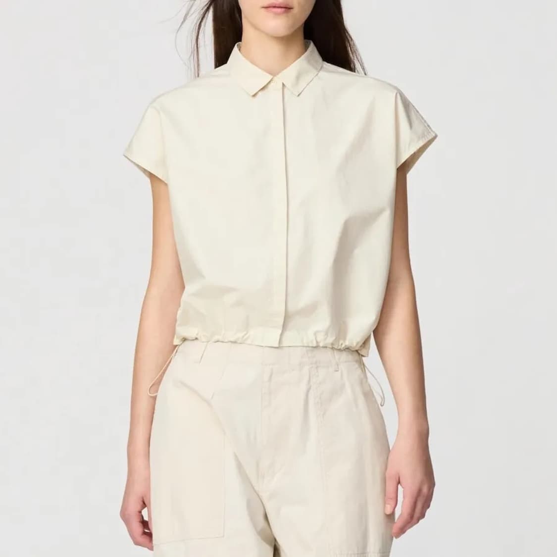 유니클로 C 크롭 반팔 셔츠 상품이미지3