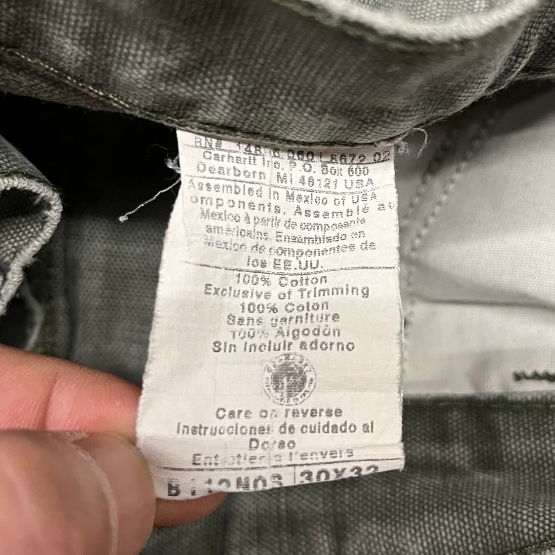 Carhartt B112 카고 워크 팬츠 (29“) 상품이미지5