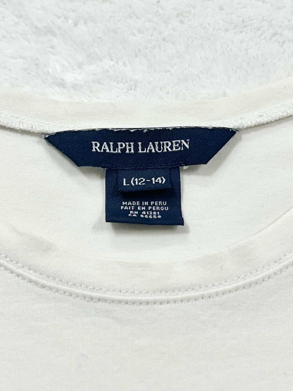 폴로 네이비포니 화이트 반팔 상품이미지7