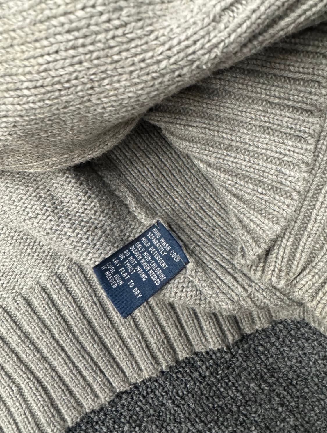 폴로 코튼니트 투웨이 집업 상품이미지4