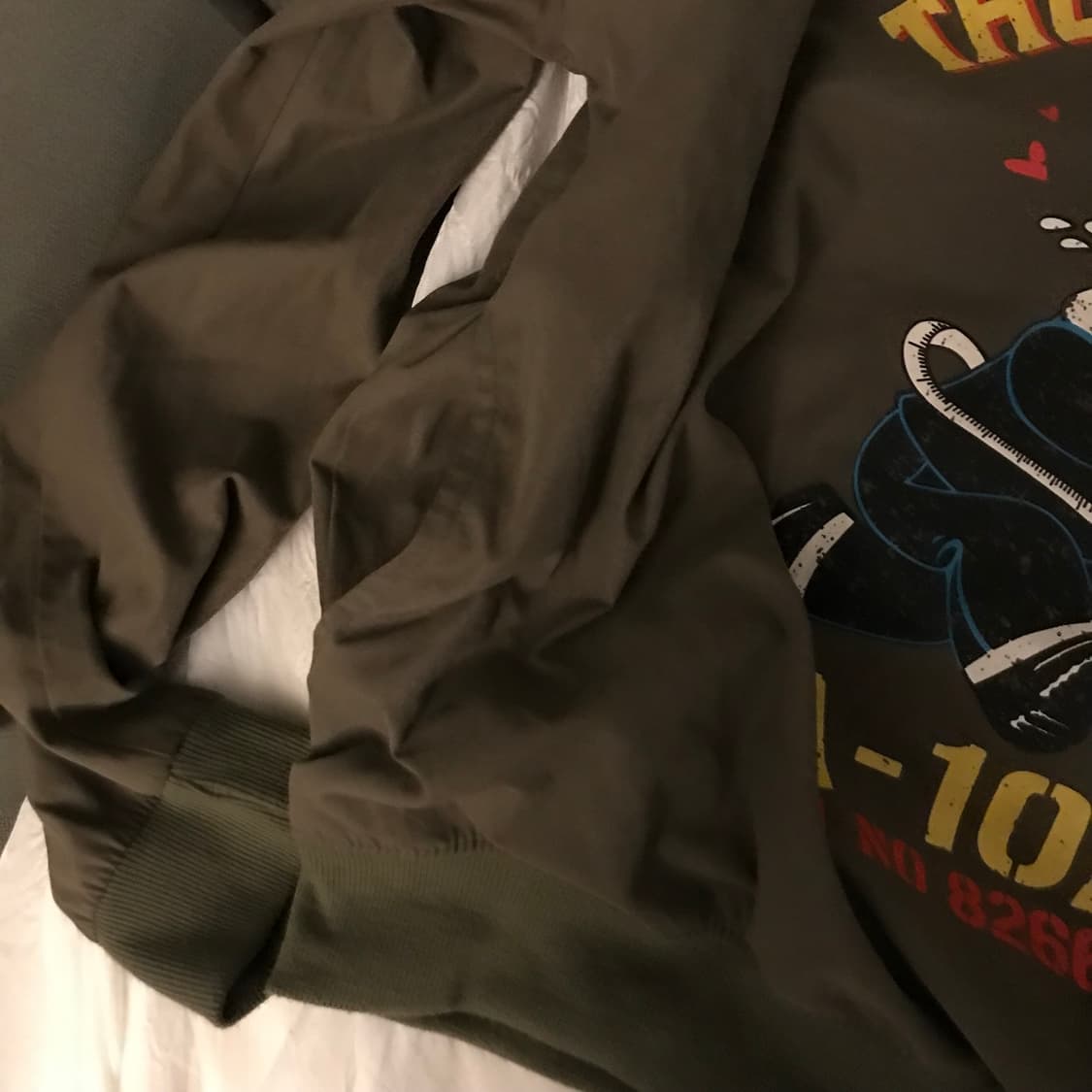 Vintage 빈티지 카키 심슨 맨투맨 상품이미지3