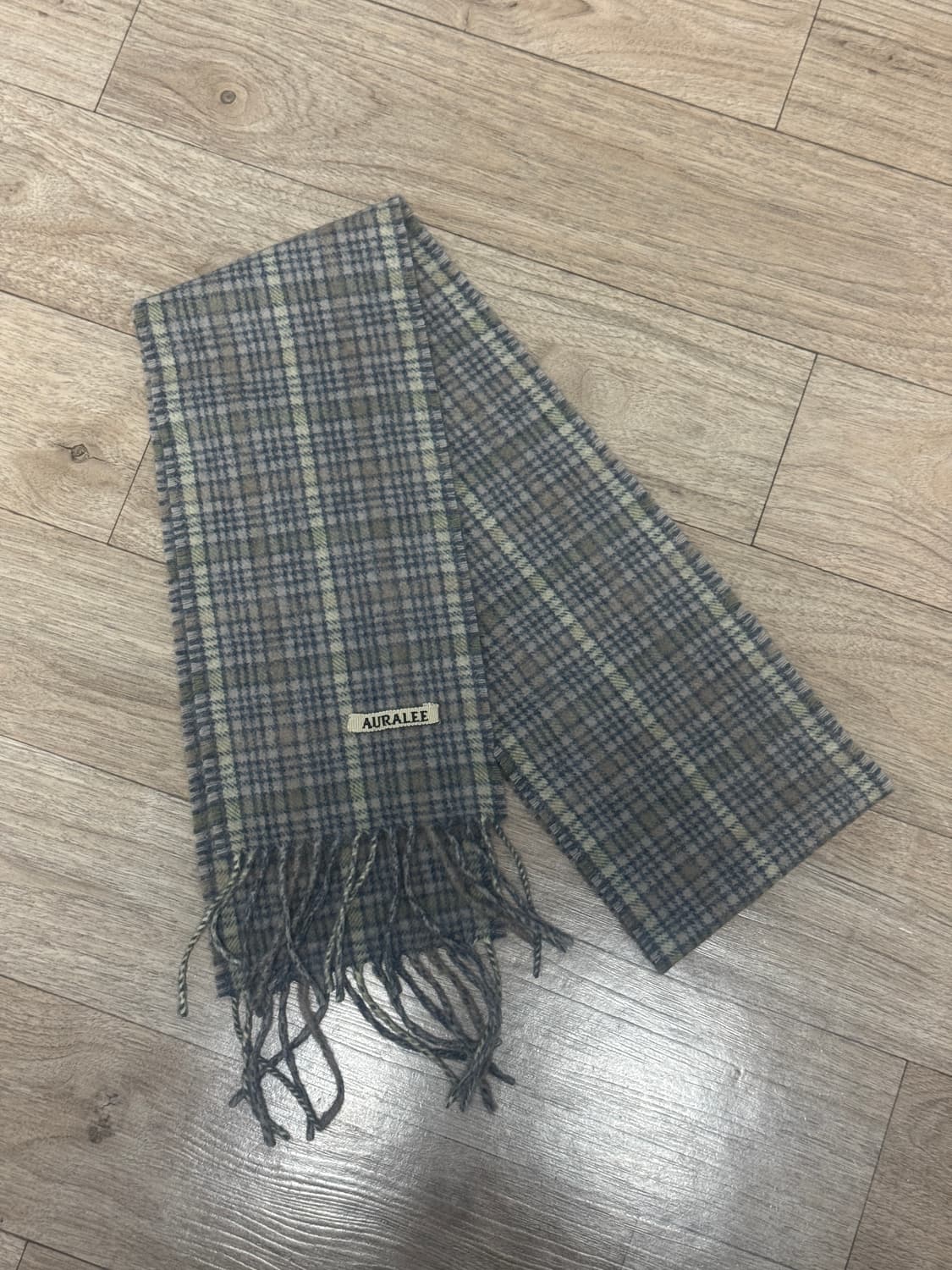 오라리 라임 옐로우 머플러 상품이미지1