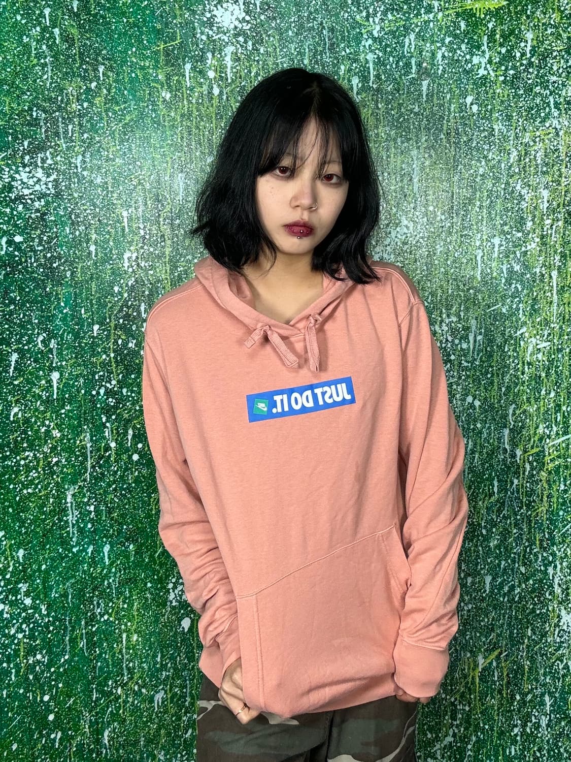 나이키 핑크 후드티 100 상품이미지1