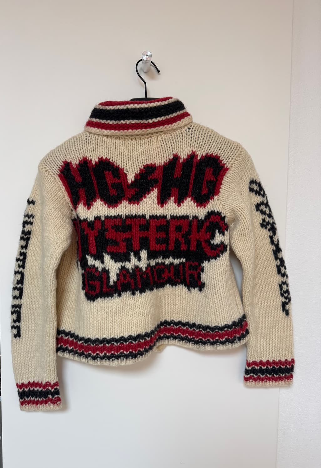 히스테릭 글래머 Hysteric Glamour 코위찬 니트 집업 자켓 1 상품이미지2