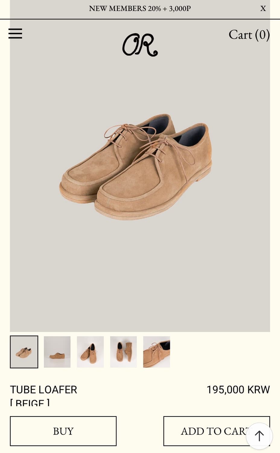  TUBE LOAFER 상품이미지1