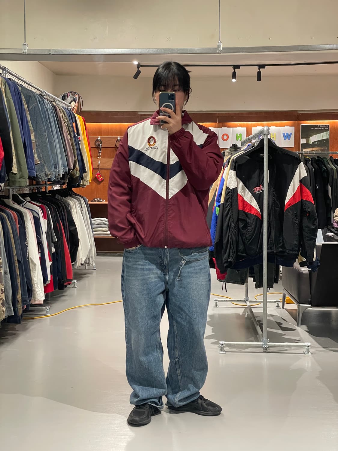 90s 빈티지 올드스쿨 바람막이 자켓 상품이미지2