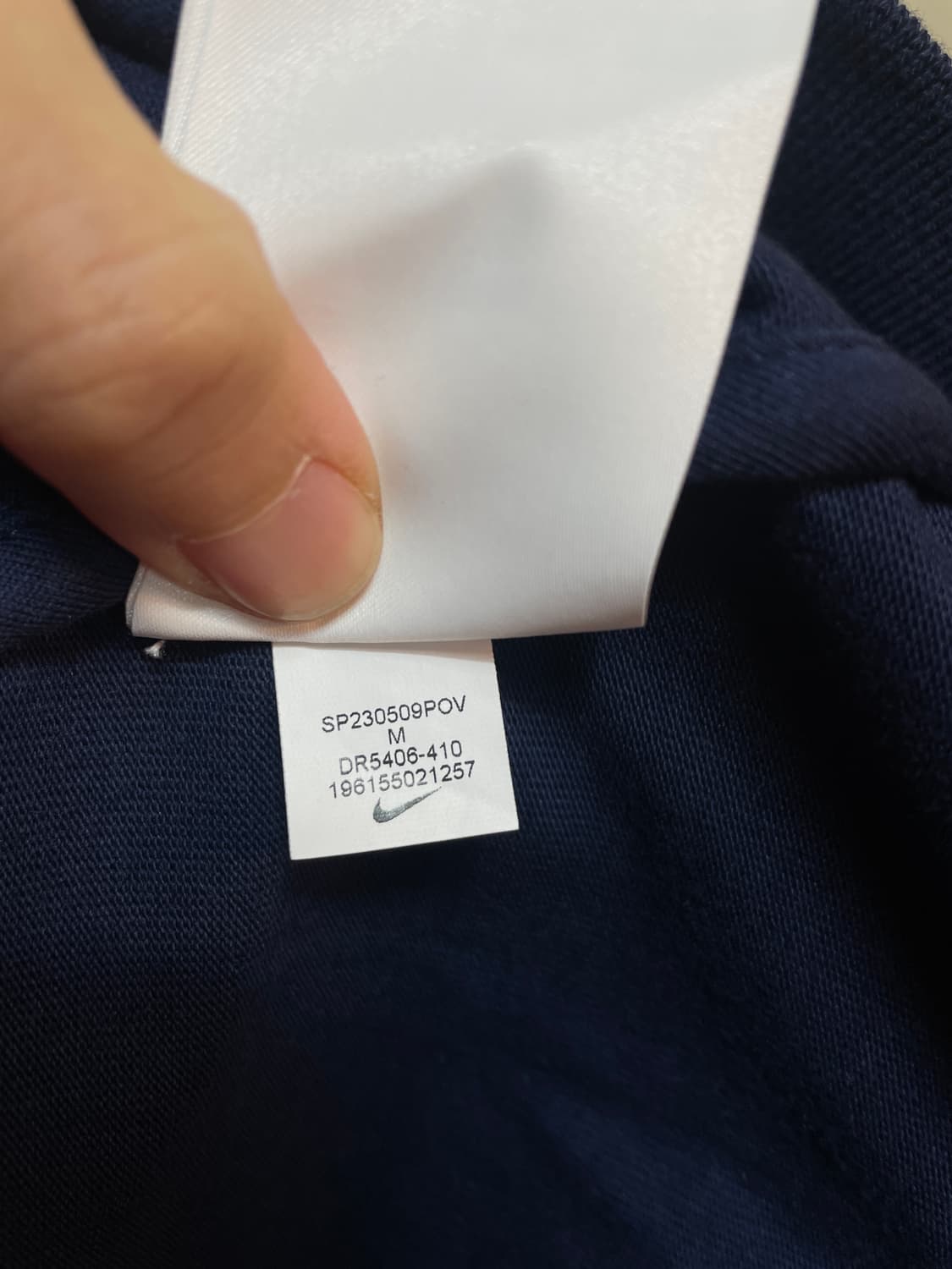 나이키 ESC 멘즈 니트 풀오버 후디 미드나이트 네이비 상품이미지9