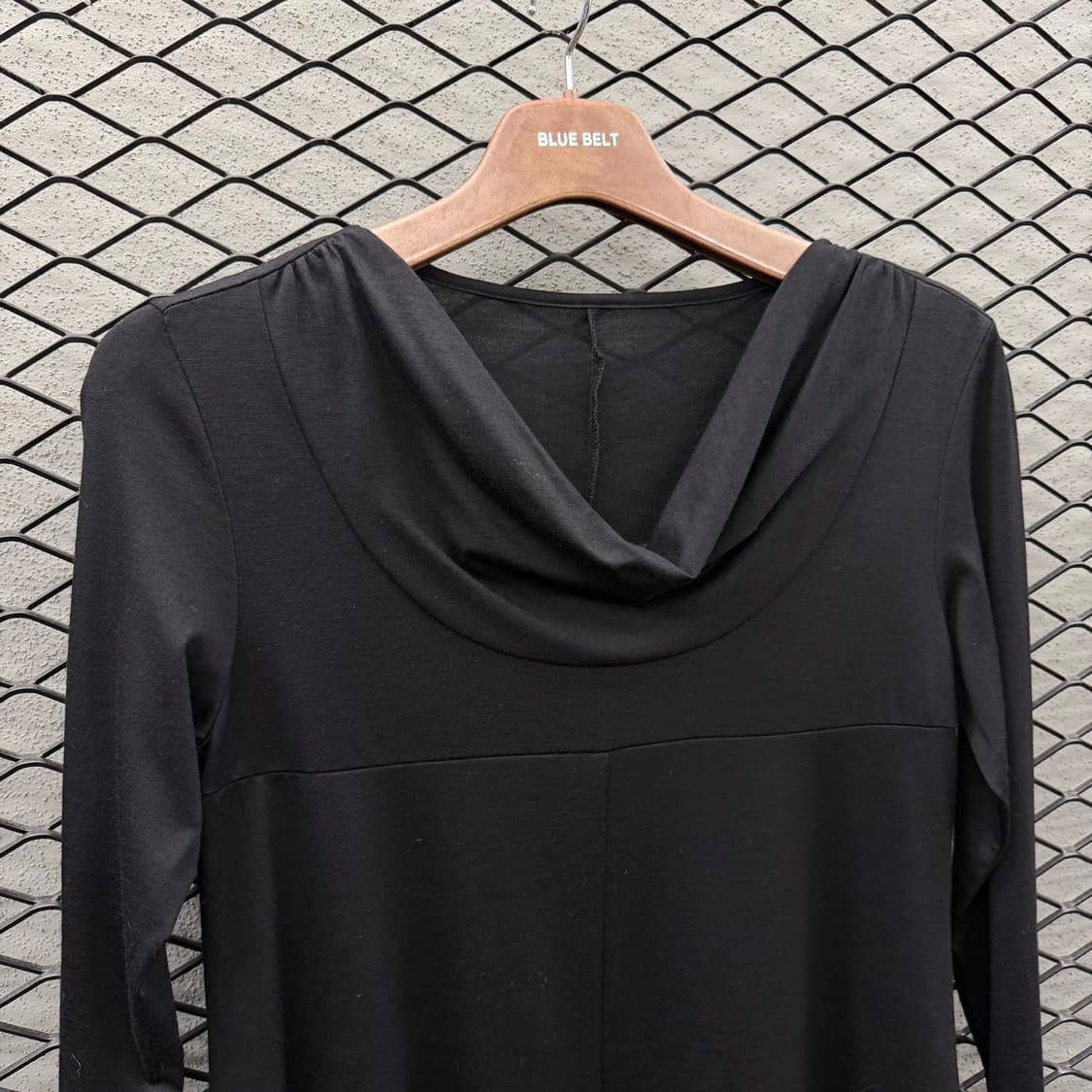 JPN VINTAGE 언밸런스 레이스 패턴 프린팅 미니 원피스 블랙 상품이미지4