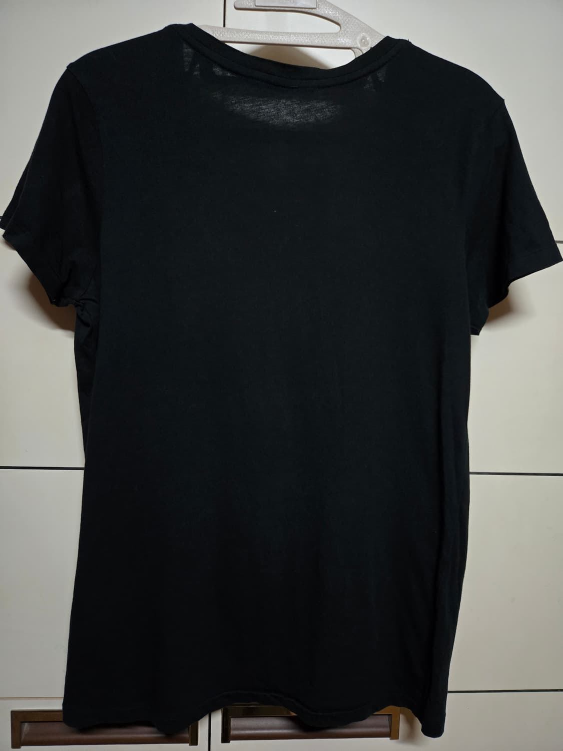 폴로 랄프로렌 정품 여성 블랙 브이넥 반팔티(M사이즈) 상품이미지4