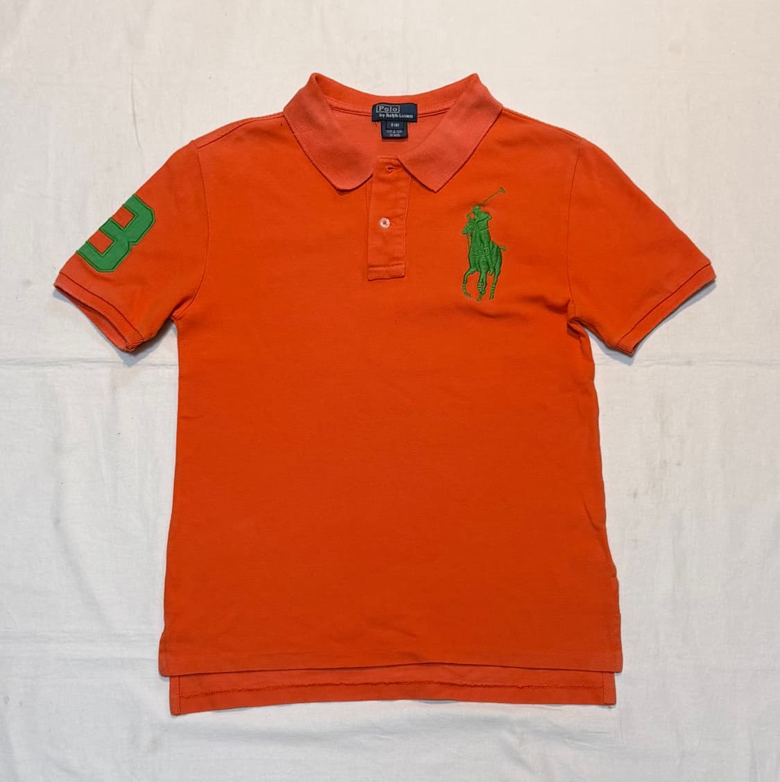 폴로 랄프로렌 빅포니 치프키프 반팔 카라티 오렌지 상품이미지1