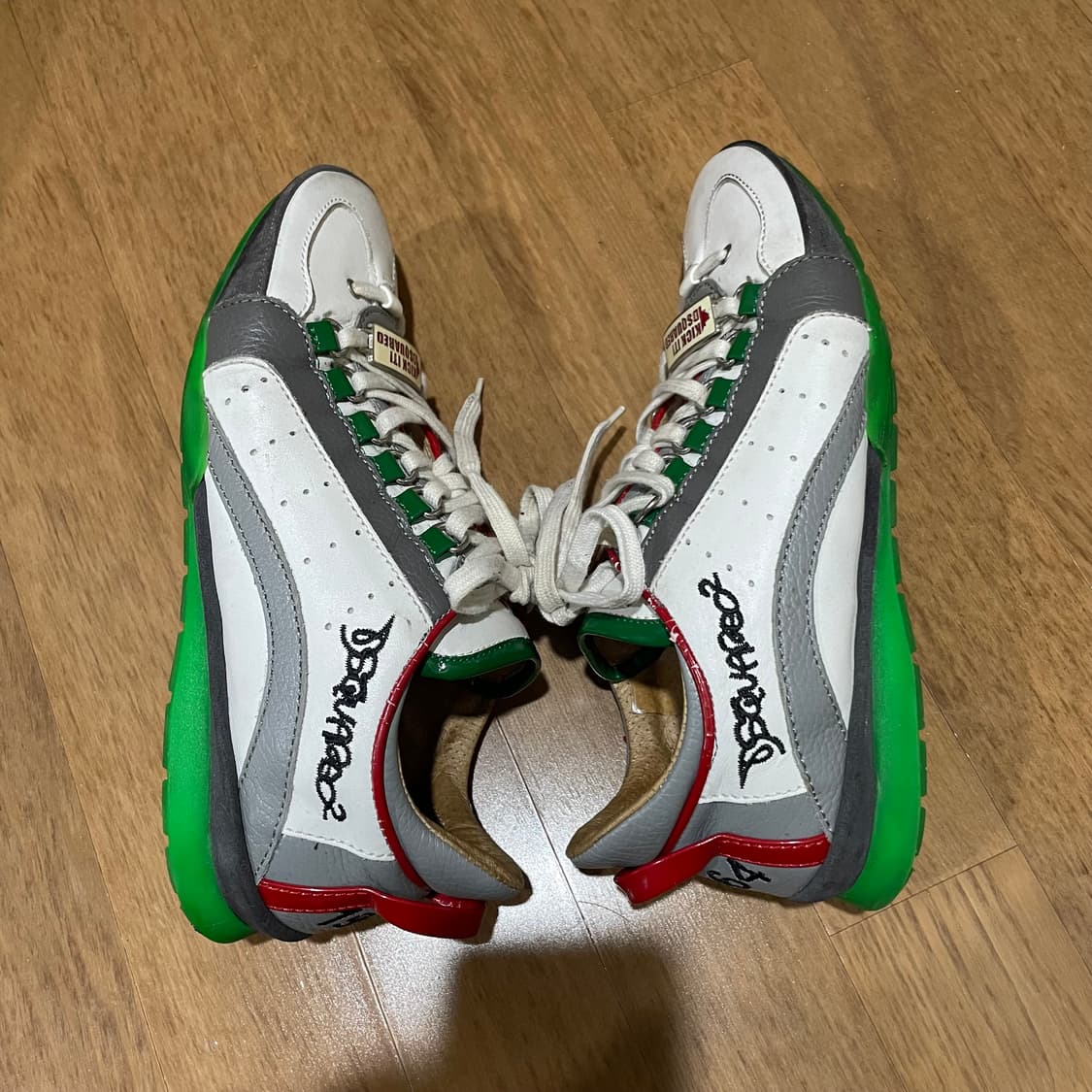 디스퀘어드2 레더 스니커즈 245-250 상품이미지6