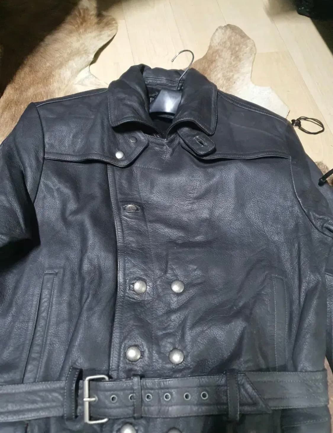 독일 폴리스 경찰 모토사이클 레더자켓 상품이미지4