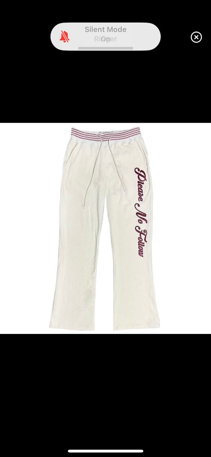 플리즈노팔로우 테리 트레이닝 셋업 아이보리 상품이미지3