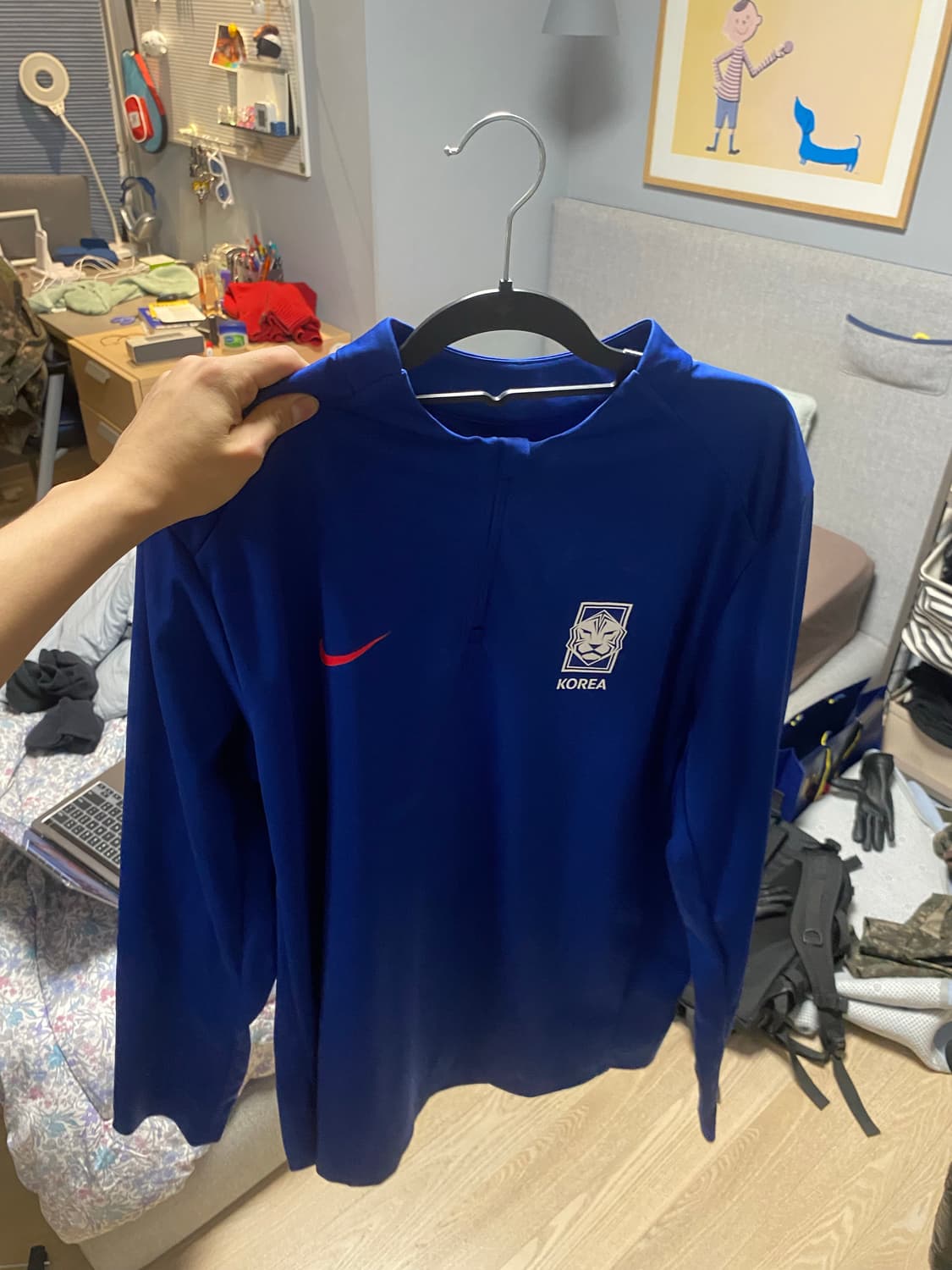 나이키 대한민국 국가대표 드릴탑 스톰핏 택뗀 새상품 상품이미지2