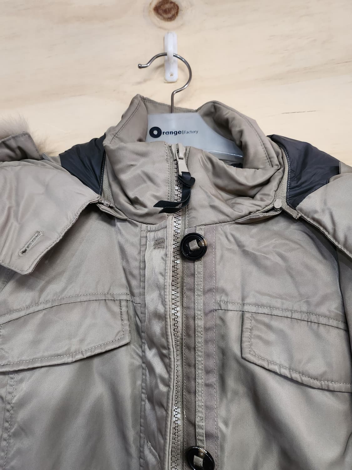 452) 지오스피릿 구스다운 폭스퍼 롱패딩 상품이미지2