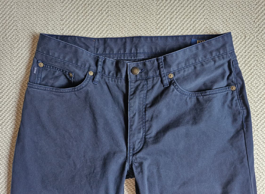 폴로 랄프로렌 5 포켓 가먼트다이드 코튼 팬츠 상품이미지3