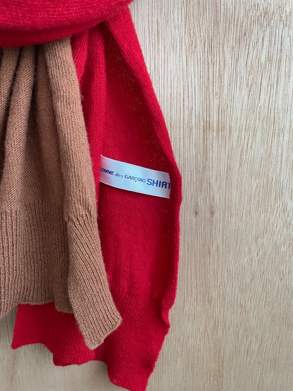 꼼데가르송 셔츠 바이컬러 머플러 상품이미지3