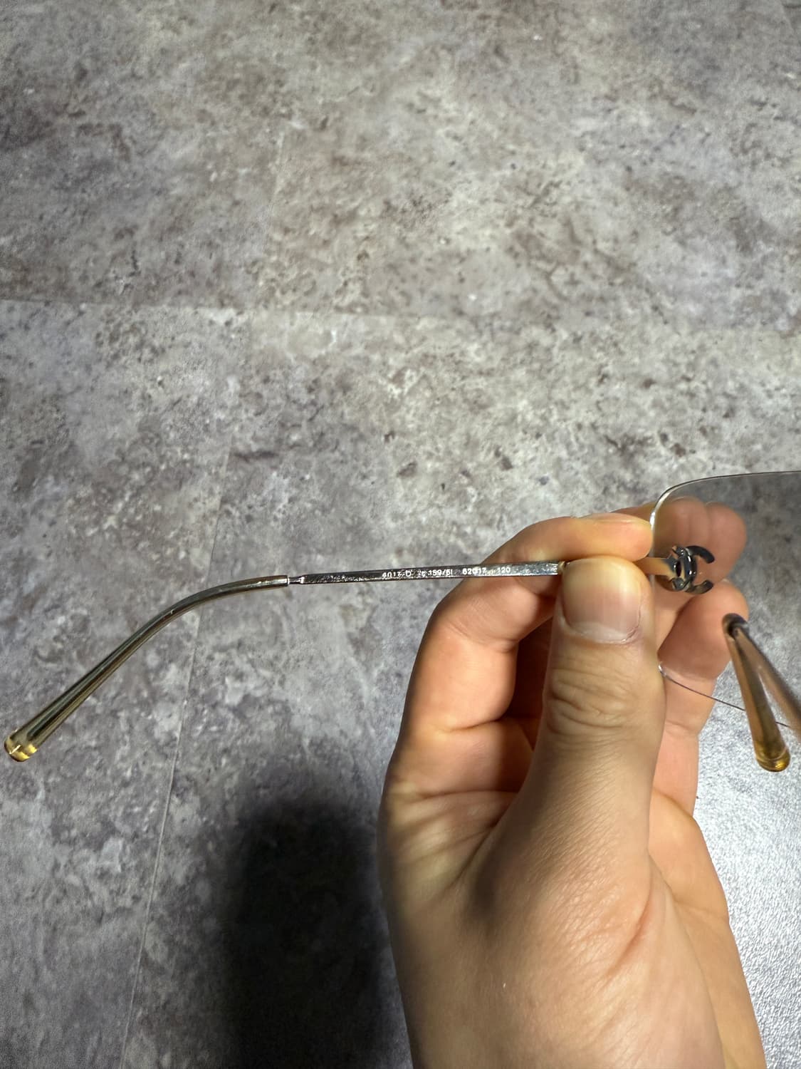 샤넬 무테 선글라스 안경 상품이미지5