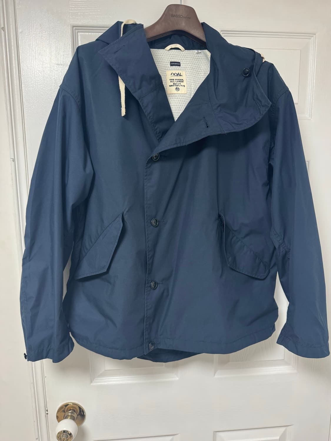 나나미카 후디드 자켓 24fw navy m 상품이미지3