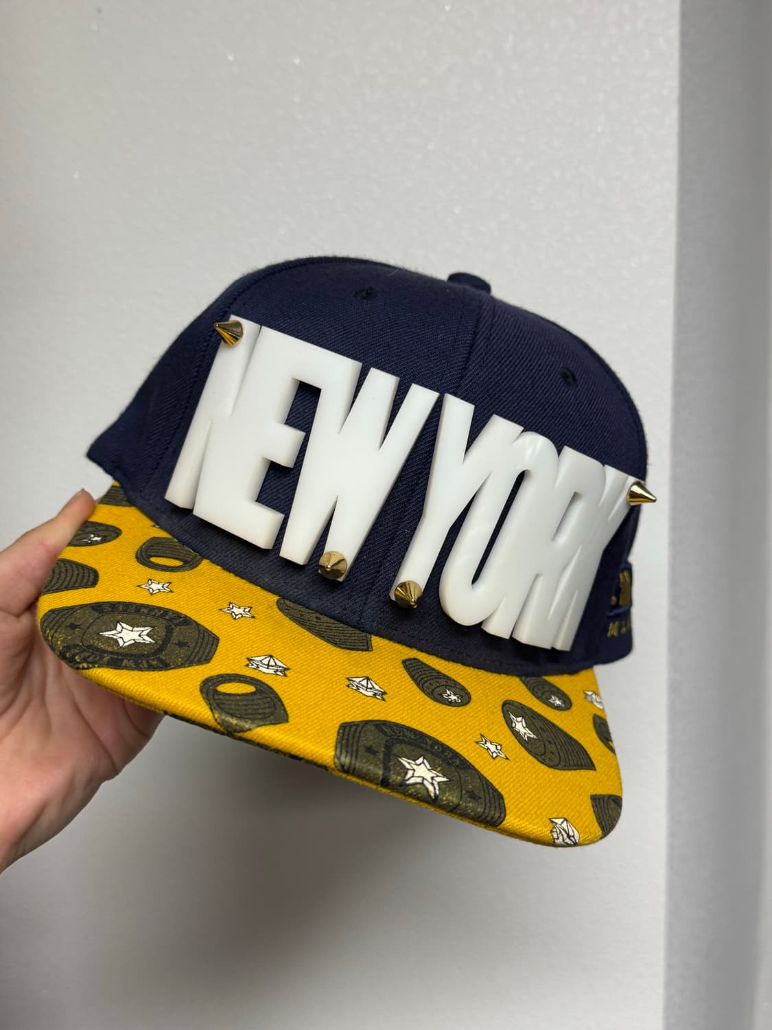 I ❤️NEWYORK 아크릴로고 스터드 스냅백 상품이미지2