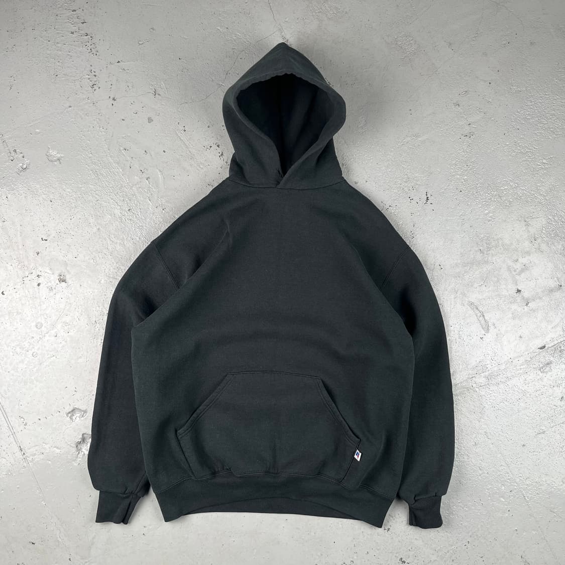 빈티지 러셀 애슬래틱 후드 블랙 상품이미지3