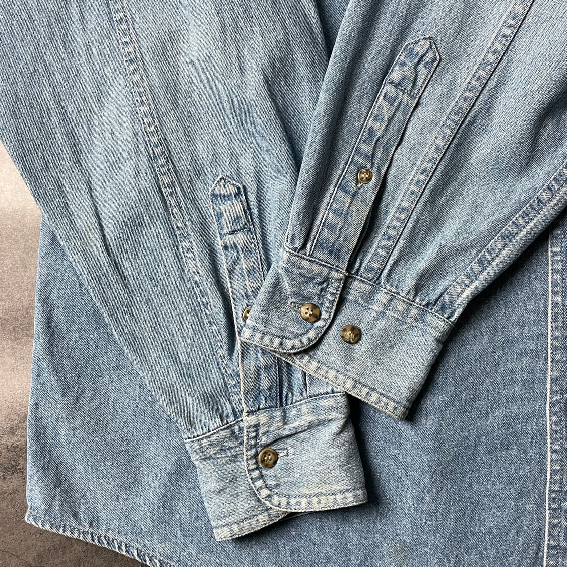 SONOMA 빈티지 다운버튼 코튼 데님 셔츠 A00707 상품이미지6