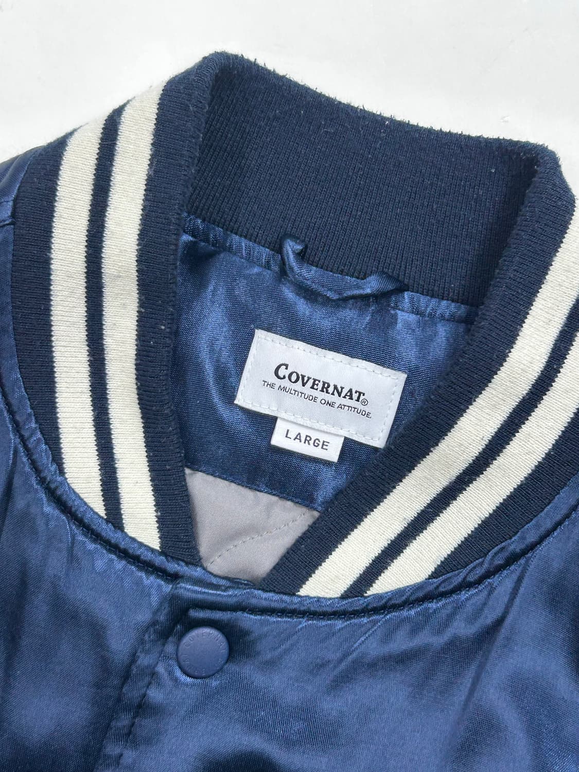 커버낫 C로고 바시티 자켓 L 상품이미지6