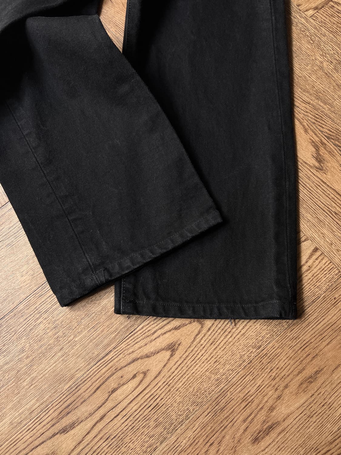 [32]리바이스 501 스트레이트핏 흑청 데님 팬츠 상품이미지5