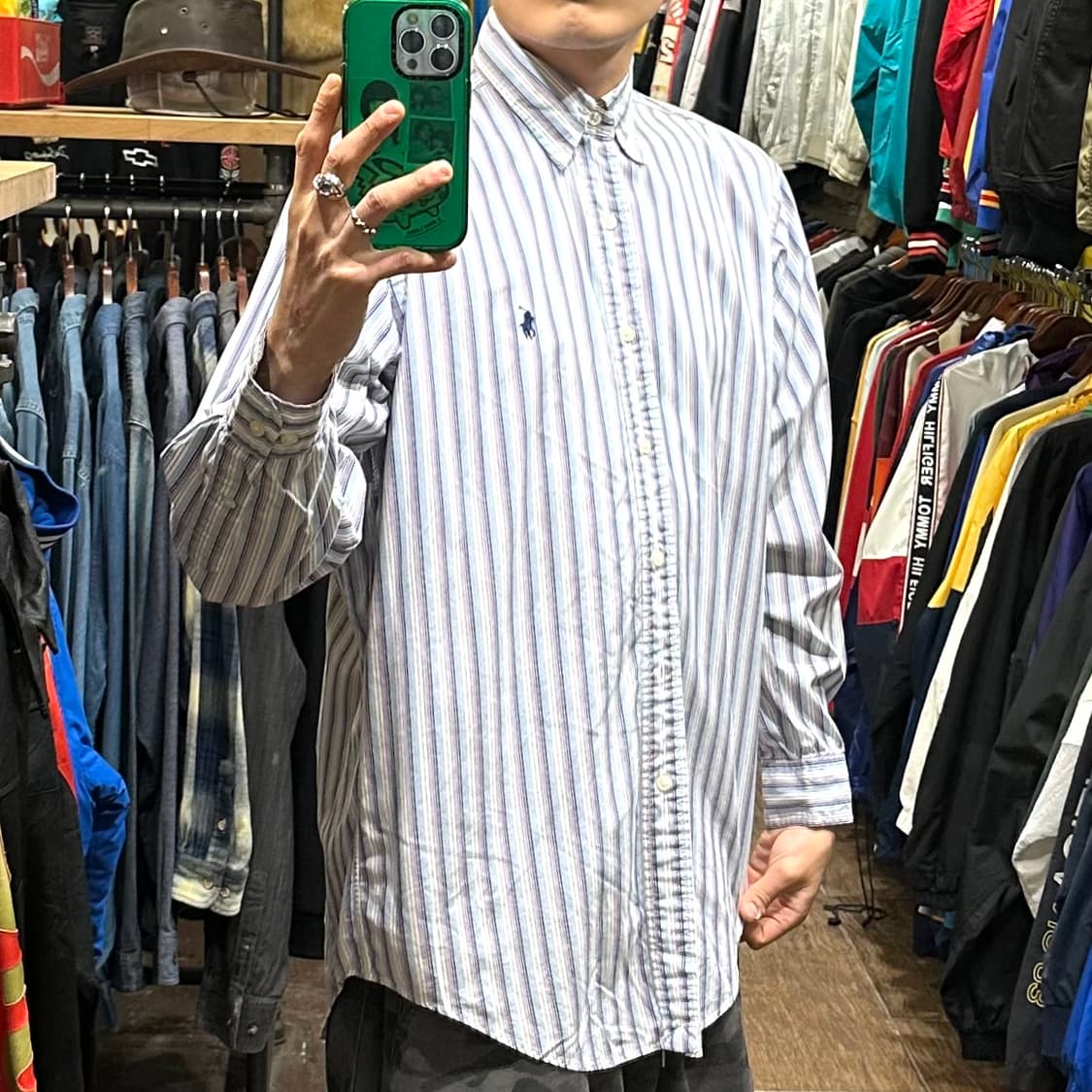 [HI] 폴로 랄프로렌 셔츠 클래식 스트라이프 상품이미지4