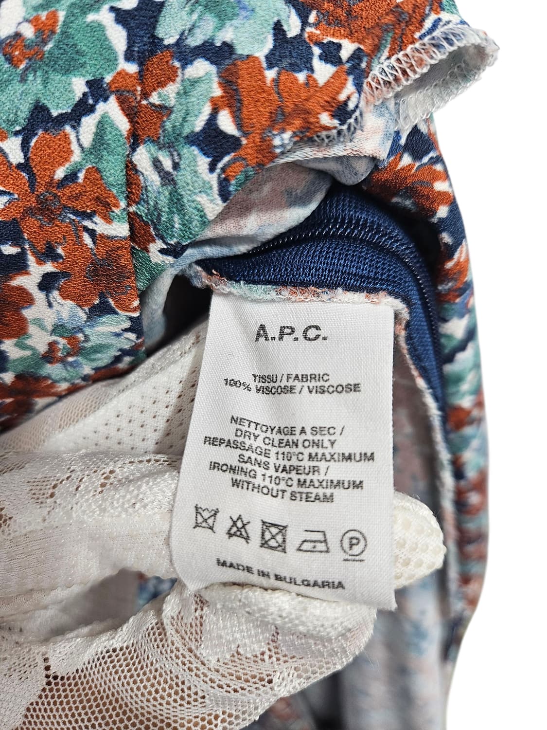 A.P.C 아페쎄 플라워 랩 롱 원피스 36 상품이미지6